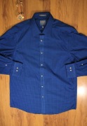 Koszula Arrow r. M niebieska męska w kratkę dł rękaw 