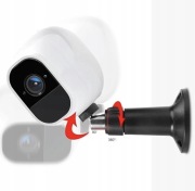 Uchwyt ścienny 360 st. do kamery zewnętrznej 4 szt. Biały 