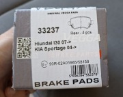 Klocki hamulcowe tył kia sportage 04 -> oraz Hyundai I30 07 -> nowe