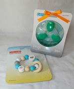 Grzechotka "Bryza Morska" i gryzak silikonowy