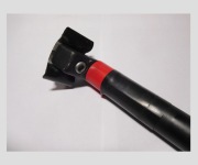 SZTYCA ROWEROWA 27cm (25 -30 ) 27,2mm Czarna Używana Góral " alu