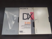 Kasety VHS Sony Premium Vivax DX