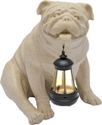 Figurka psa LED solarna ogrodowa żywica wodoodporna dekoracja Mikilov