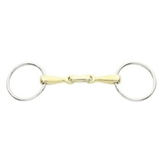 Wędzidło Kavalkade zwykłe podwójnie łamane  blokujące Look UP 135mm