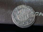 Bawaria Maksymilian I, 2 Krajcary (1/2 Batzena) Ag1632 Monachium