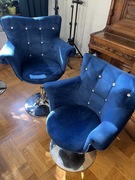 Fotel hoker dla stylistki 