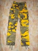 Spodnie wojskowe moro męs. r.XS