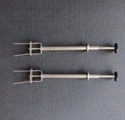 2 widelczyki sprężynowe do przekąsek