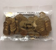 2 grosze - woreczek bankowy / 2007 r