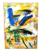 Nowoczesny obraz abstrakcyjny, akryl na płótnie, 55x75 cm Widok