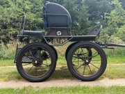 Bryczka Maratonka rekreacyjno-sportowa, solidna, metalowa, stan dobry