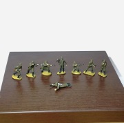 Wehrmacht niemiecka piechota 2 wojna światowa 1:72 pomalowane figurki 8szt