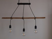 Lampa wisząca orzech włoski 3xE27