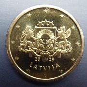 ŁOTWA 2025 10 CENTÓW UNC !!!!!!!!!!