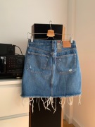 Levis High Rise Deconstructed skirt spódnica jeansowa 29
