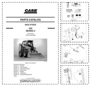 CASE 430 Series 3 Skid Steer Catalog Katalog Części
