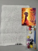 Malowanie po numerach 20x30 kobieta