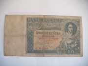 POLSKA BANKNOT II RP 20 zł 1931 r. seria AF