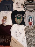 Bluzki dziewczęce długi rękaw roz 146/152 firmówki 