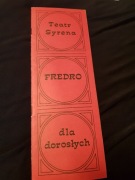stara ulotka program teatr syrena fredro dla dorosłych 1987 nr 728