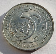 KAZACHSTAN 20 Tenge 1995 ONZ okołoMENNICZA