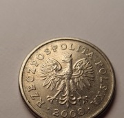 Moneta 1 zł z 2008 roku obiegowa 1zl złoty 2008r rok obiegowe RZADKA