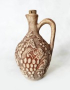Dzbanek amfora butelka wino nalewki  z gliny ręcznie zrobiony