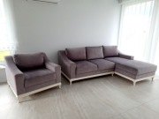 Zestaw narożnik i fotel firmy Taranko