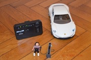 PORSCHE PLAYMOBIL MISSION E 2.0 BIAŁY ZDALNIE STEROWANY ZABAWKA SAMOCHÓD