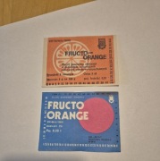 Etykiety Fructo Orange GS SCh  Dąbrowa Zielona