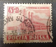 Znaczek Poczta polska - Elektrownia w Jaworznie