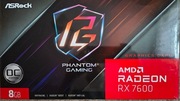 Radeon RX 7600 Phantom Gaming 8GB Asrock