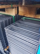 Kompletne ogrodzenie panelowe 2D 163cm 6/5/6 podmurówka łącznik betonowy 