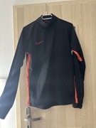 Nike bluza zapinana męska czarno - pomarańczowa