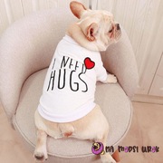 Biała bluza z nadrukiem dla psa S M L XL XXL