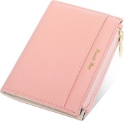 Mały portfel damski RFID różowy Pomelo Best PU skóra nowy