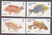 HONG-KONG. 1981/Ryby ..4z/nie kasowane.