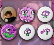 Przypinki mirby do plecaka mirbi