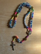 Ręcznie robiony różaniec z imieniem ELŻBIETA