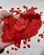 Konfetti serca Walentynki Konfetti czerwone serce Konfetti serca do balonów