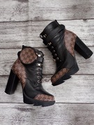 Piękne botki Kazar 38 skóra naturalna