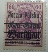 1918 Fi.16Ib, Poczta Polska na GGW z gwarancją Berbeka
