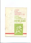 _Program LKS Łódź - ROW Rybnik - 15.06.1975 MP