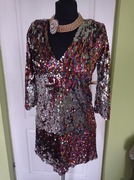 Zara sylwester sukienka S/M