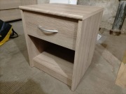 Stolik nocny dąb sonoma z 1 szufladą 45,5x39x35cm