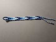 Bransoletka diament granatowa