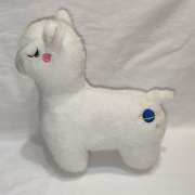 M177 Maskotka Alpaka Lama biała 24 x 23 cm