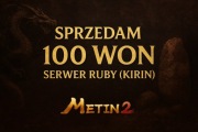 Metin2 100 won Ruby Kirin wony yang