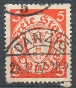 Wolne Miasto Gdańsk Fi 187R 1932r. kasowane