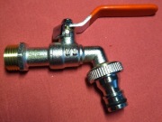 Kran kulowy 1/2" (A8-R)